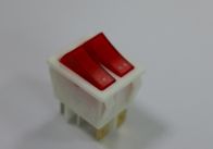 250v 16a Red Illuminated Rocker Switch ,  Electrical Two Way Rocker Switch