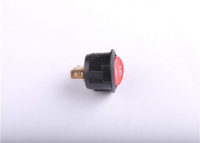 Red Circular Small Round Rocker Switch For Power Tools &amp; Electric Tools