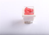 Durable Red Push Button Rocker Switch Self Locking For Kitchen Equipment