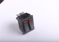 Double Touch Waterproof Lighted Rocker Switch 12v 220v With Nylon / PC Shell