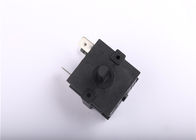 Black Rotary Selector Switch , Three Position Rotary Switch Free Sample