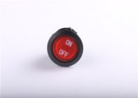 Environmental Waterproof Round Momentary Rocker Switch On Off For Lighting Fixture