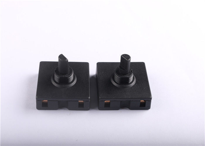 Black Humidifier Rotary Selector Switch High Switching Safety Factor 6x6x9.5mm